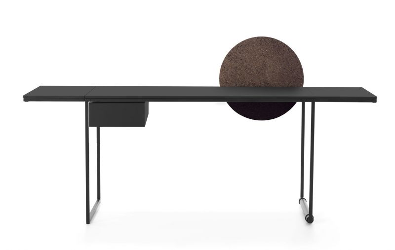 Macis desk with drawer, extensions and pin board Opinion Ciatti
